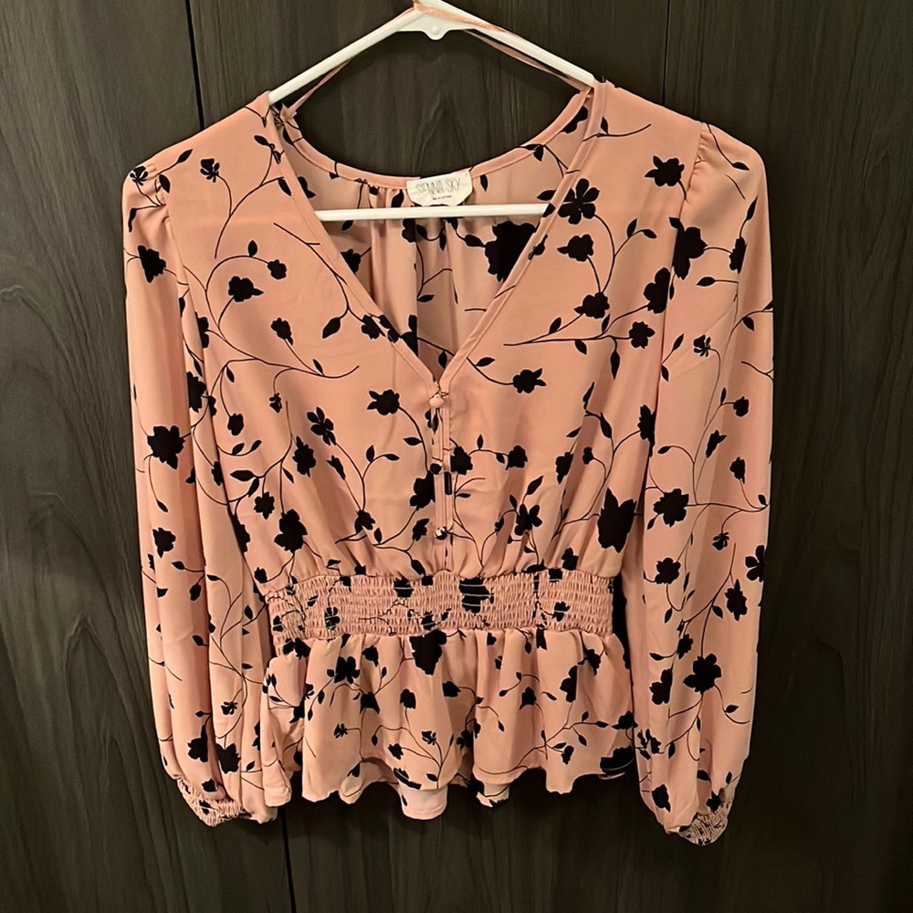 Long sleeve blouse